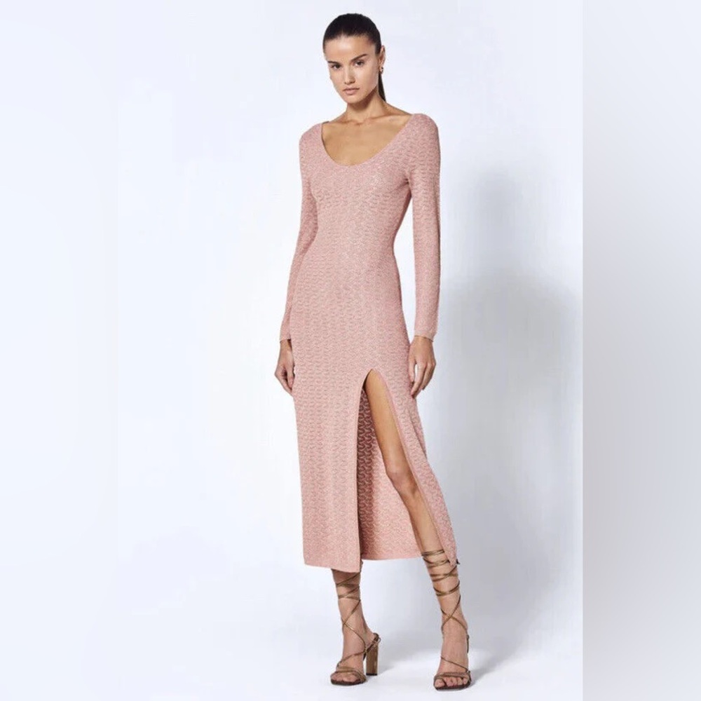 Alexis Juliane Pink Shimmer Dress